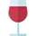 icône de verre de vin rouge